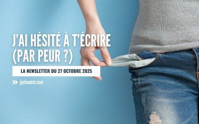 J’ai hésité à t’écrire